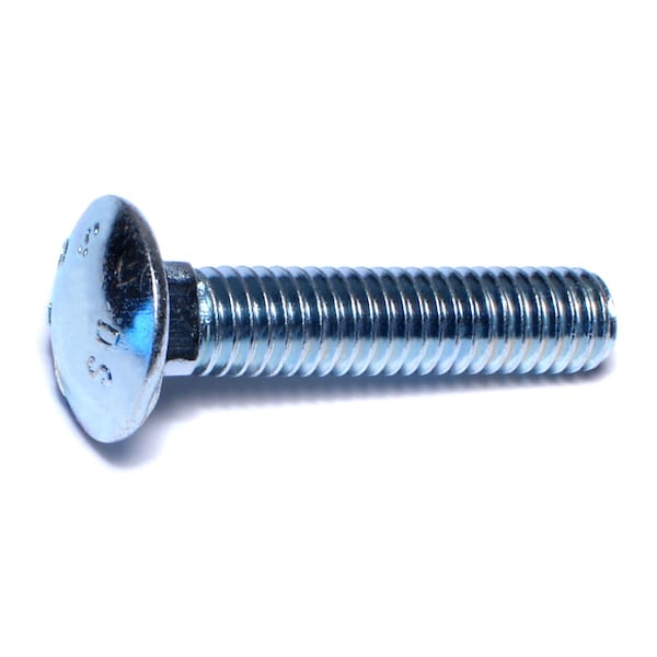Midwest Fastener 3/8"-16 x 1-3/4" Zinc Plated Grade 2 / A307 Steel Coarse Thread Carriage Bolts 100PK 01096 - main